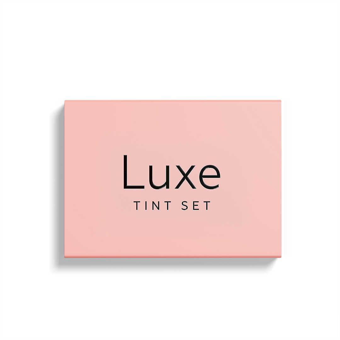 Luxe Cosmetics, Luxe Cosmetica, Luxe, Luxe Tint Set, Tint, Luxe Tint Bruin, Luxe Tint Zwart