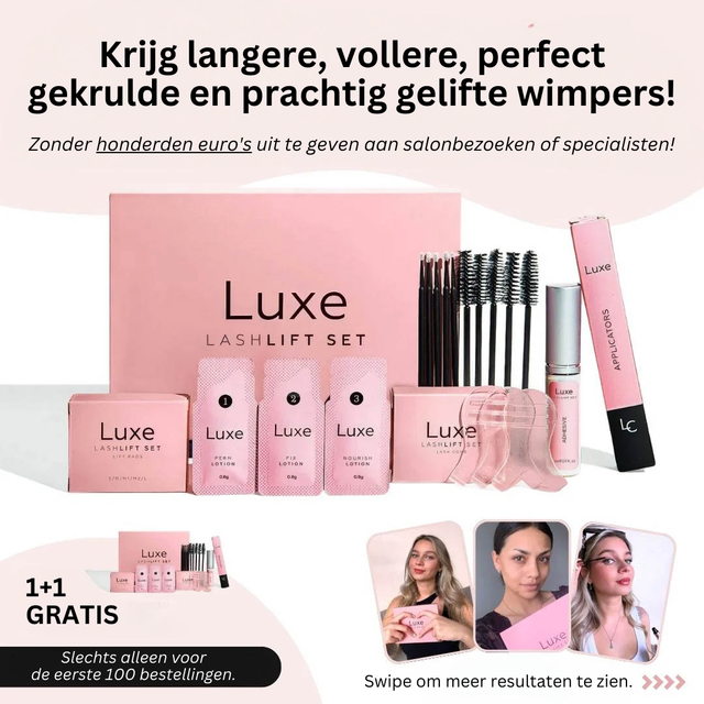 Luxe Wimperlifting Set (1+1 Gratis)